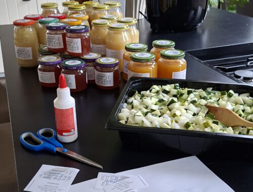 wintervoorraad jam en appelcompote