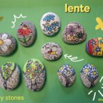 happy stones met als thema lente